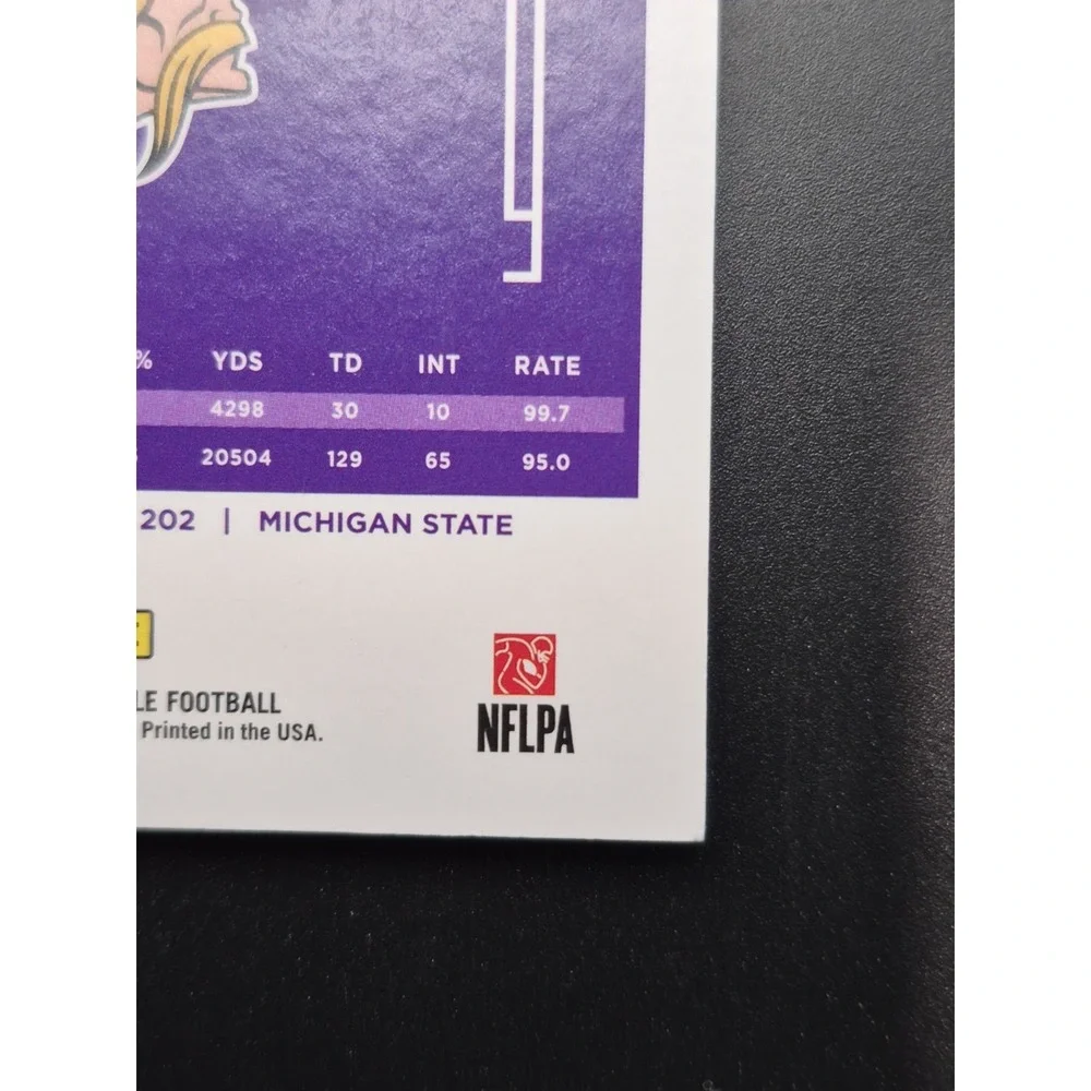 2019 Panini Impeccable Football Kirk Cousins #72 Ruby /8 Falcons Vikings Raiders